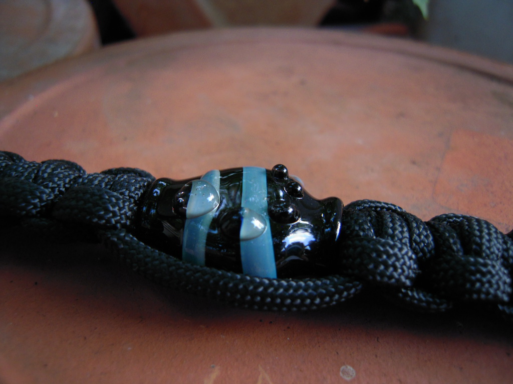 10 – Pirate Jewels – Handblown Large Hole Tube – Glass Dreadlock Beads  Grab-Bag